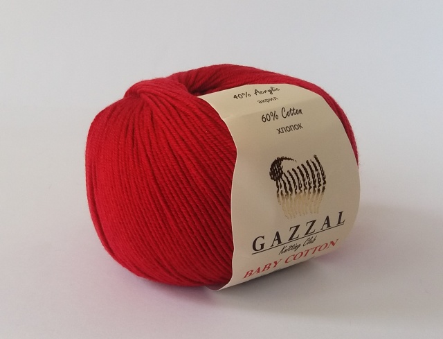 Пряжа Gazzal BabyCotton 3439
