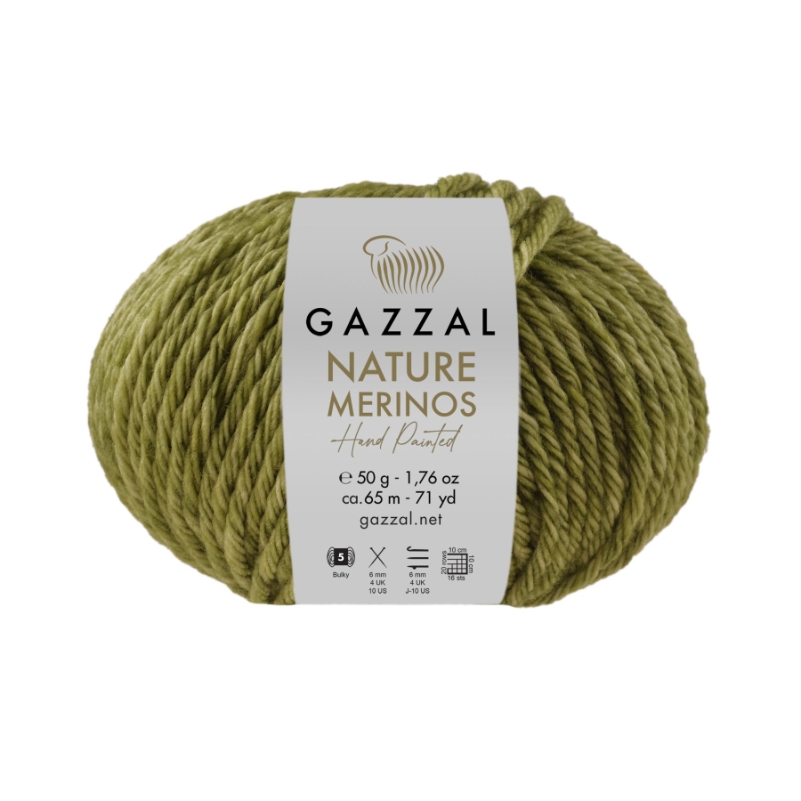 Пряжа Gazzal Nature Merinos 8309
