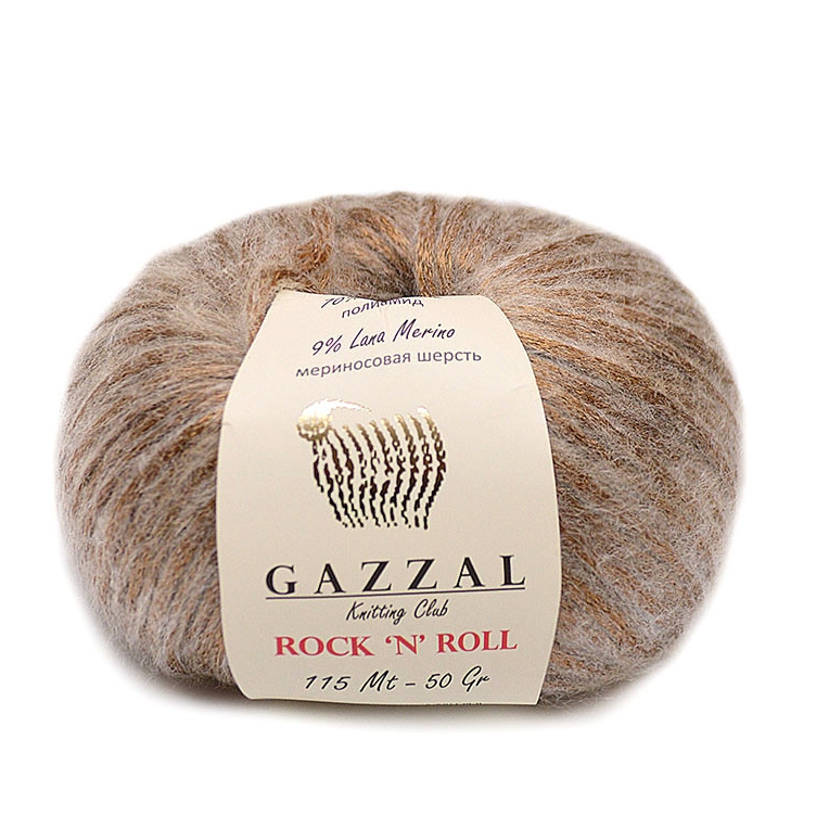 Пряжа Gazzal Rock'n'Roll 4202