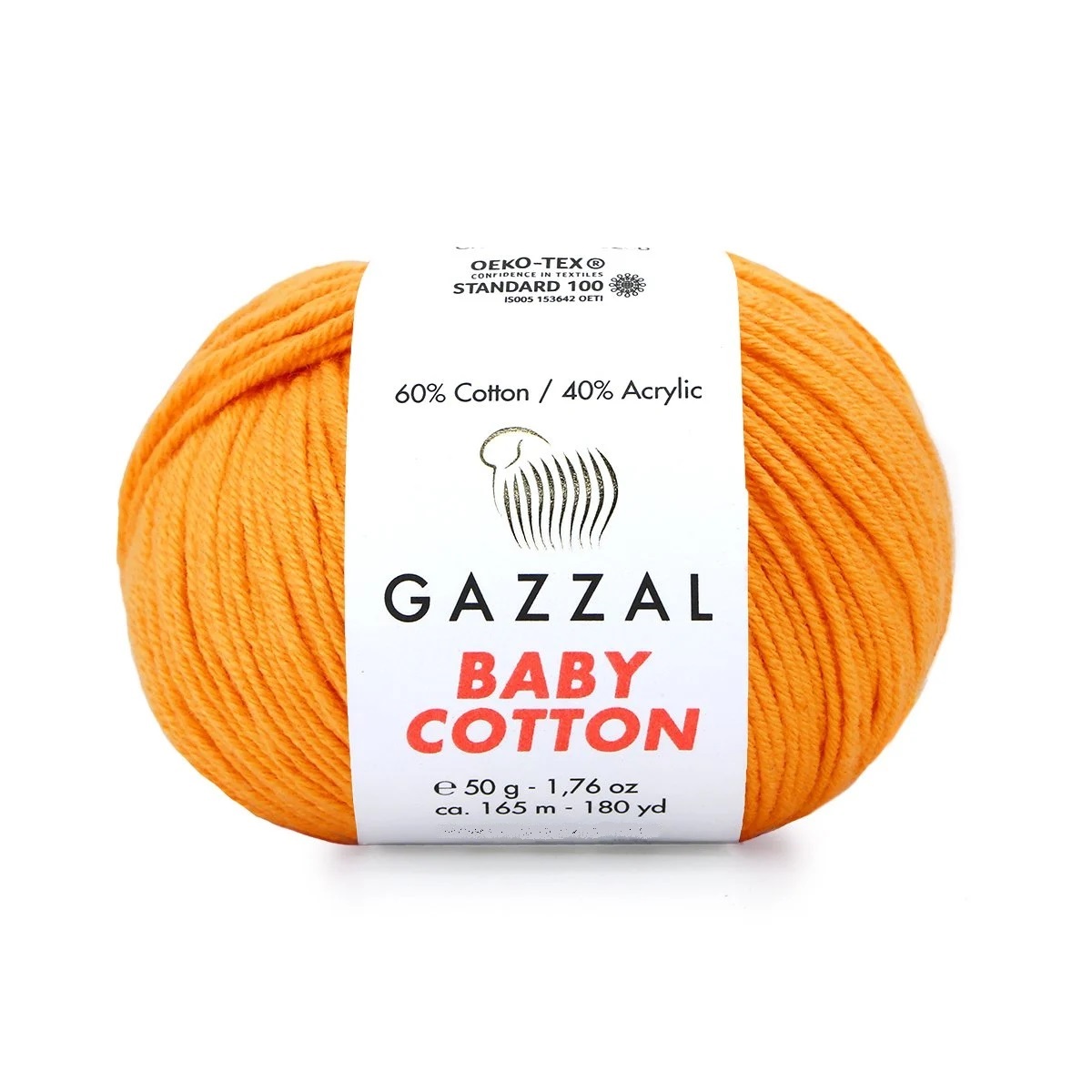 Пряжа Gazzal BabyCotton 25 цвет 3416