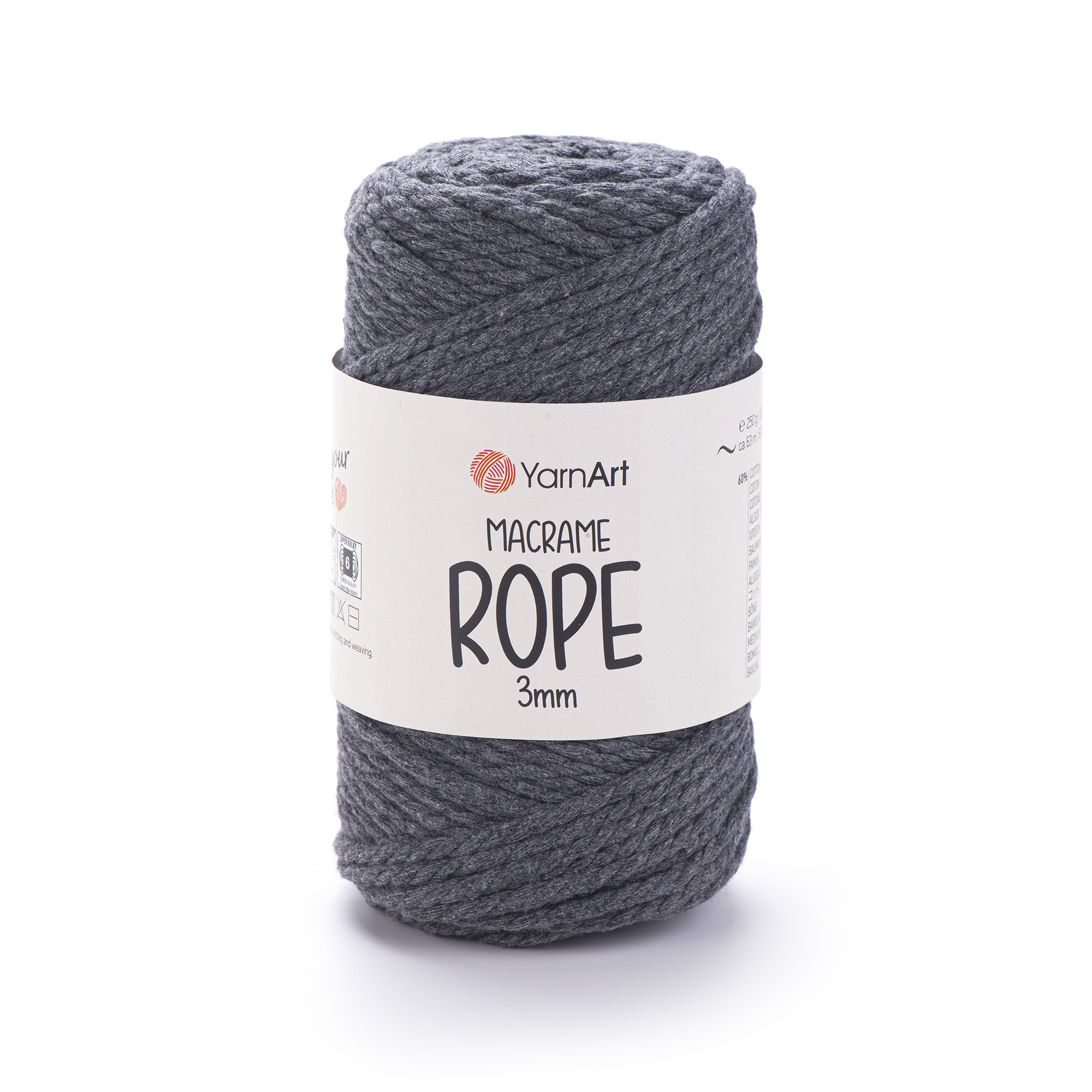 Пряжа YarnArt Macrame Rope 3mm 758