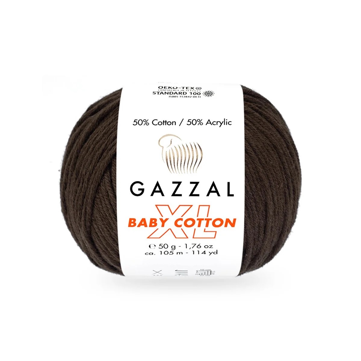 Пряжа Gazzal BabyCotton XL 3436