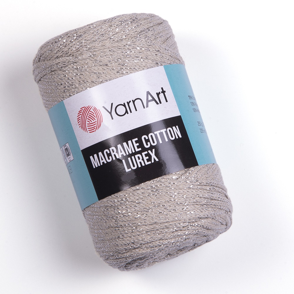 Пряжа YarnArt Macrame Cotton lurex 725