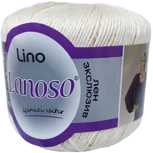 Пряжа Lanoso Lino 901
