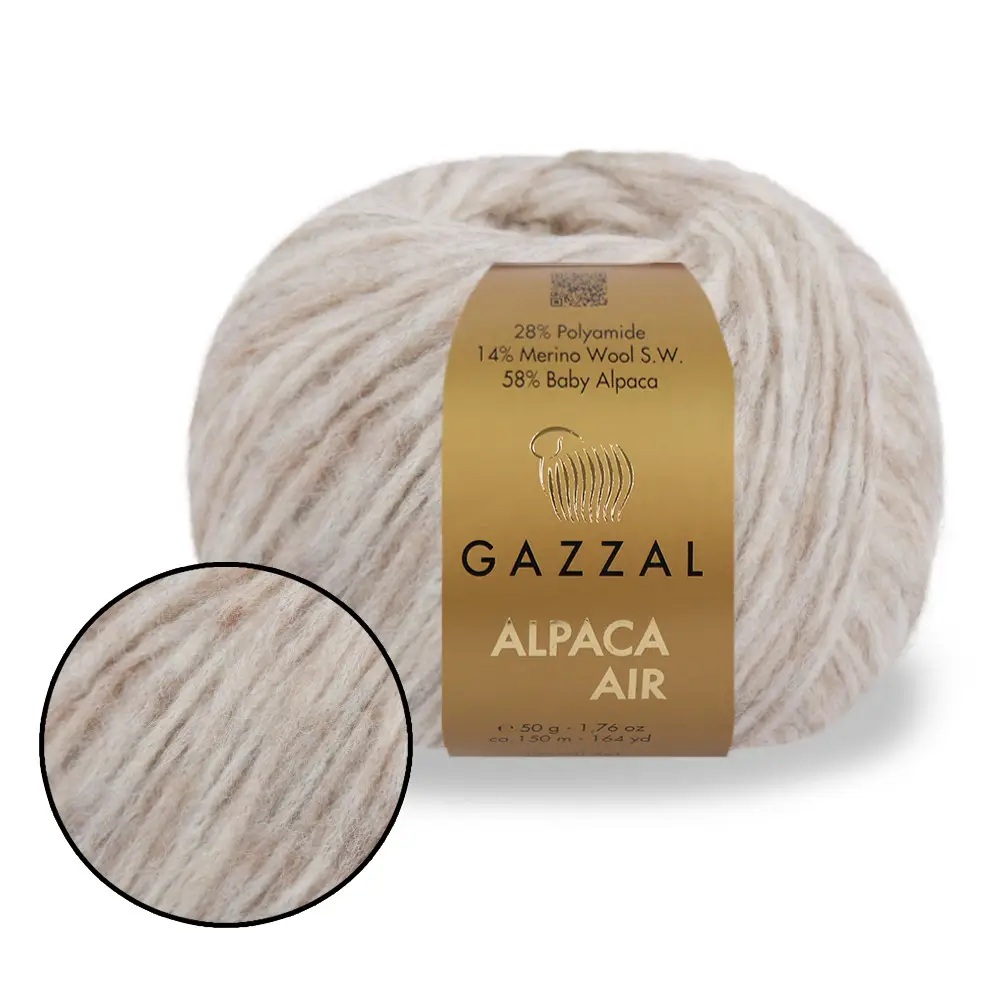 Пряжа Gazzal Alpaca Air 72