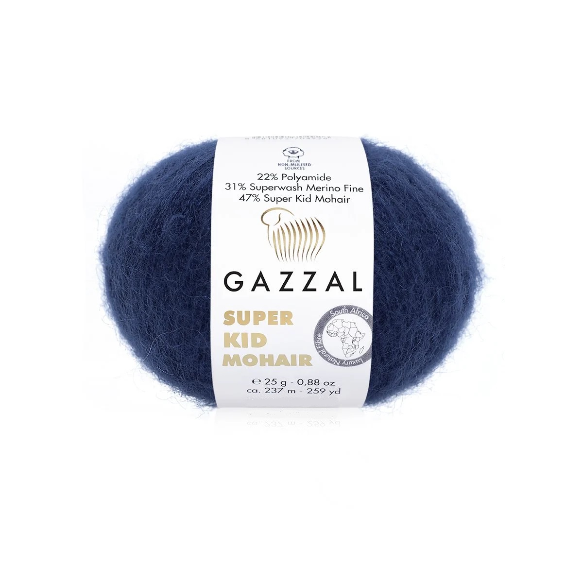 Пряжа Gazzal Super Kid Mohair 64417