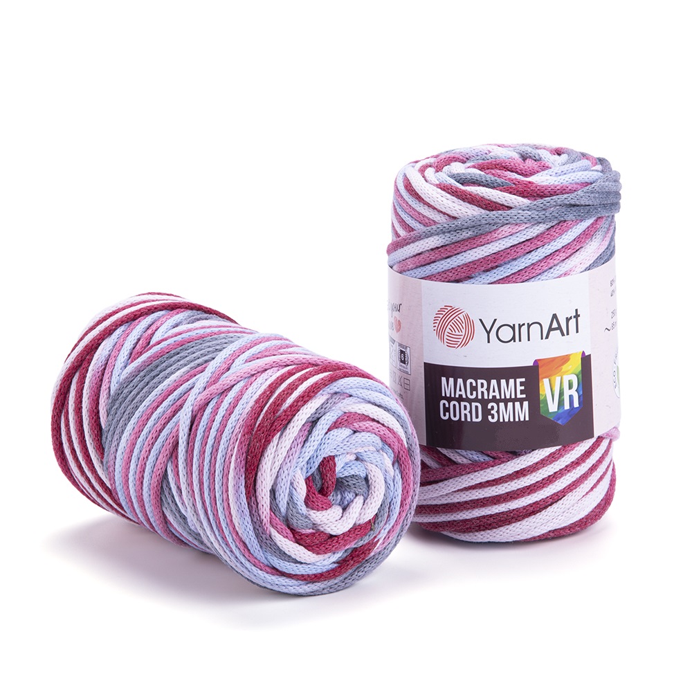 Пряжа YarnArt Macrame Cord 3mm VR 917