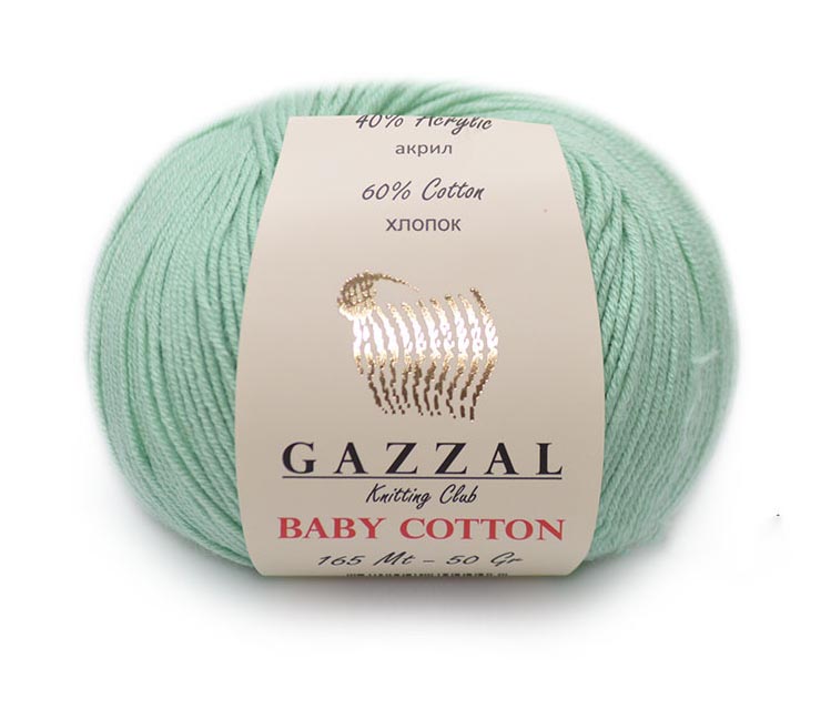 Пряжа Gazzal BabyCotton 3425