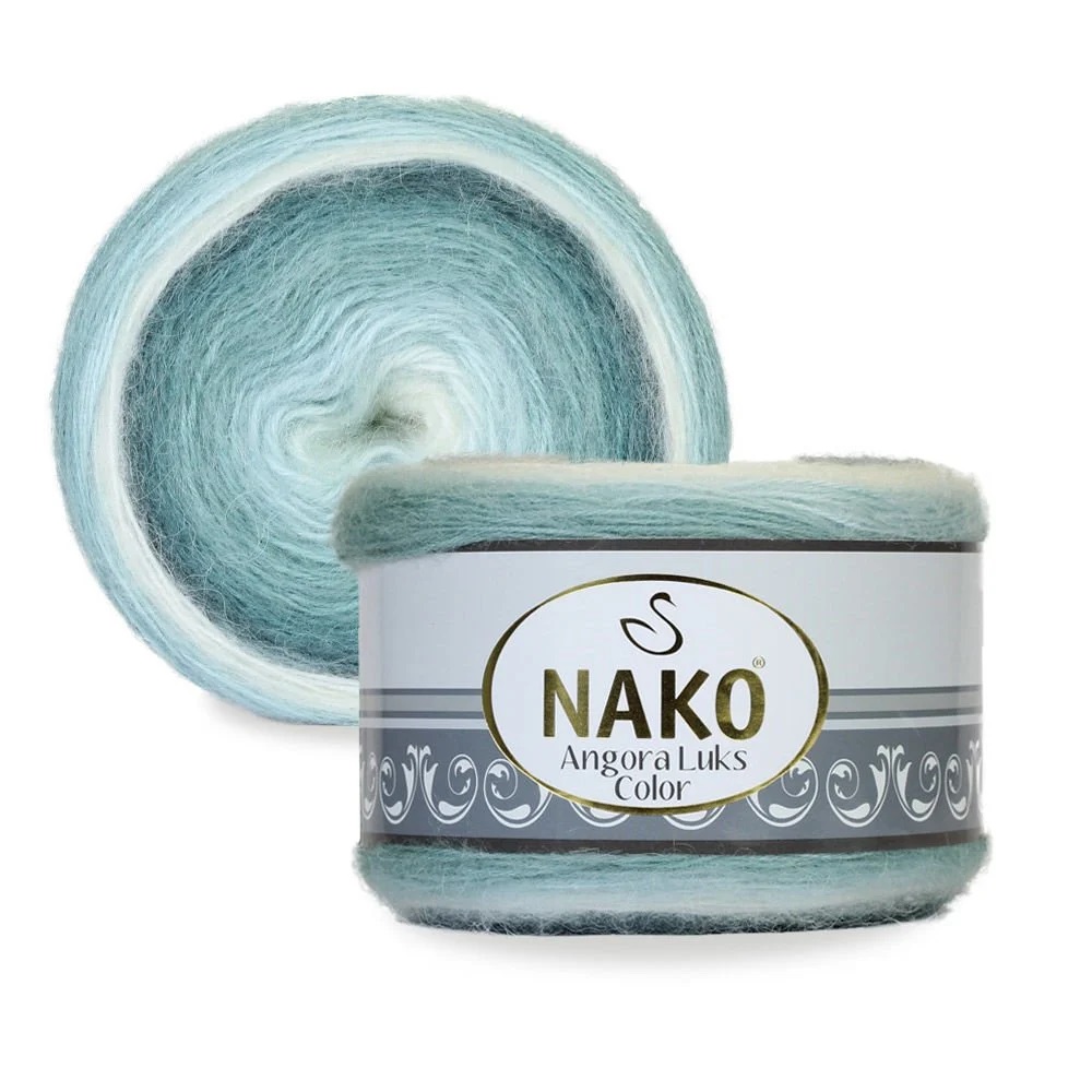 Пряжа Nako Angora Luks Color 82362