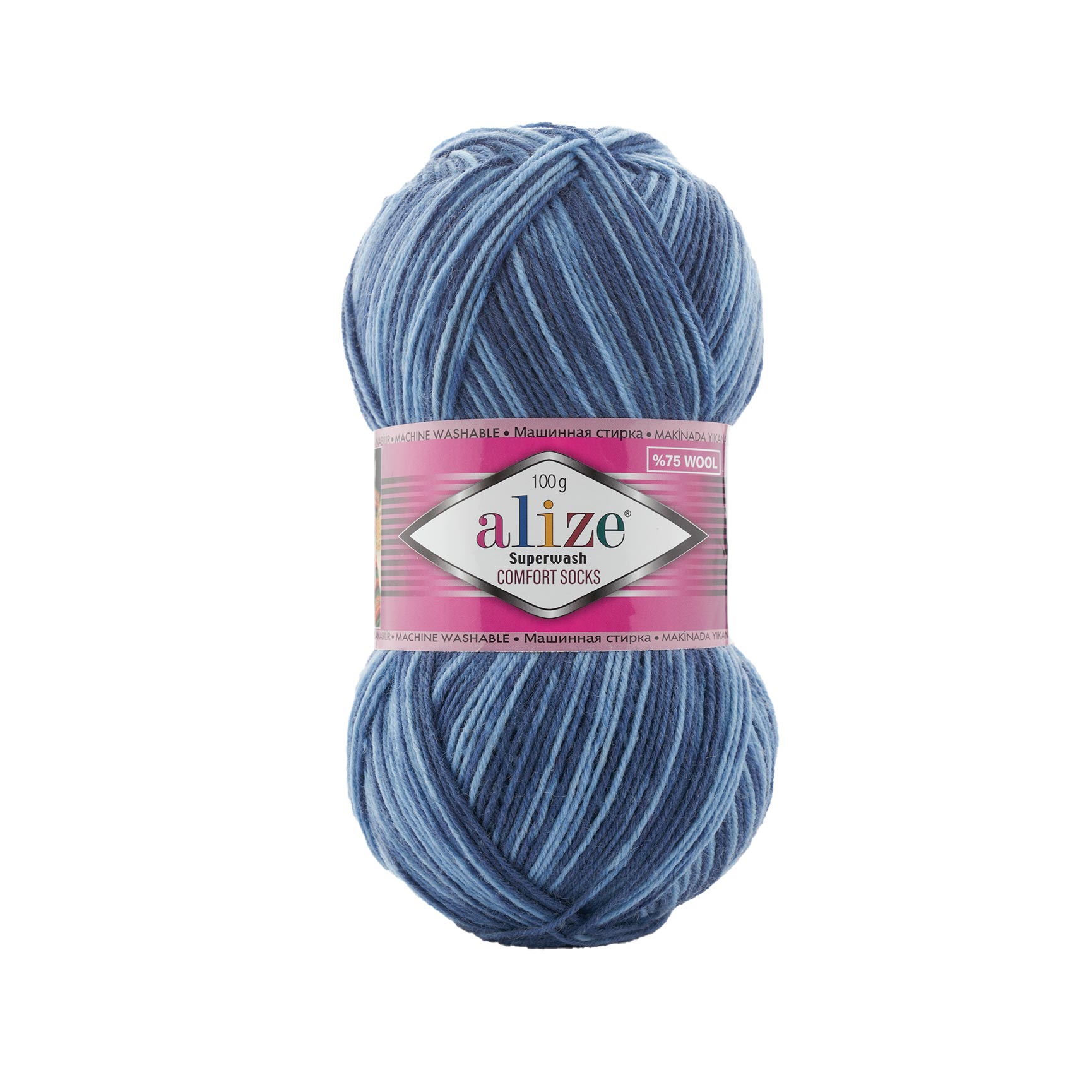 Пряжа Alize Superwash 100 7677