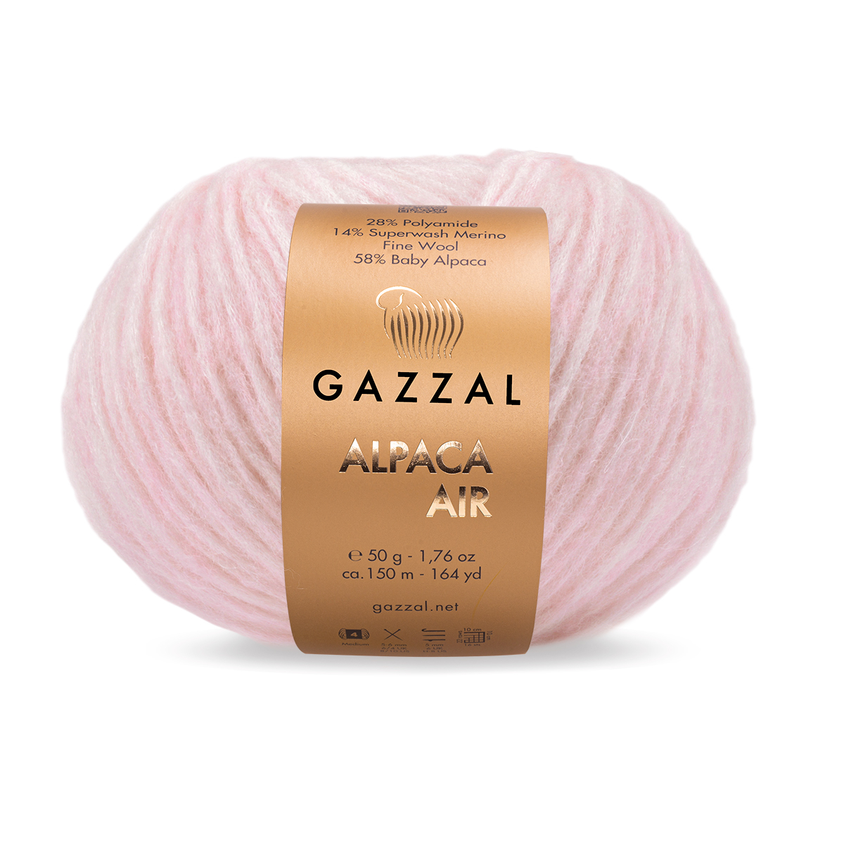 Пряжа Gazzal Alpaca Air 82