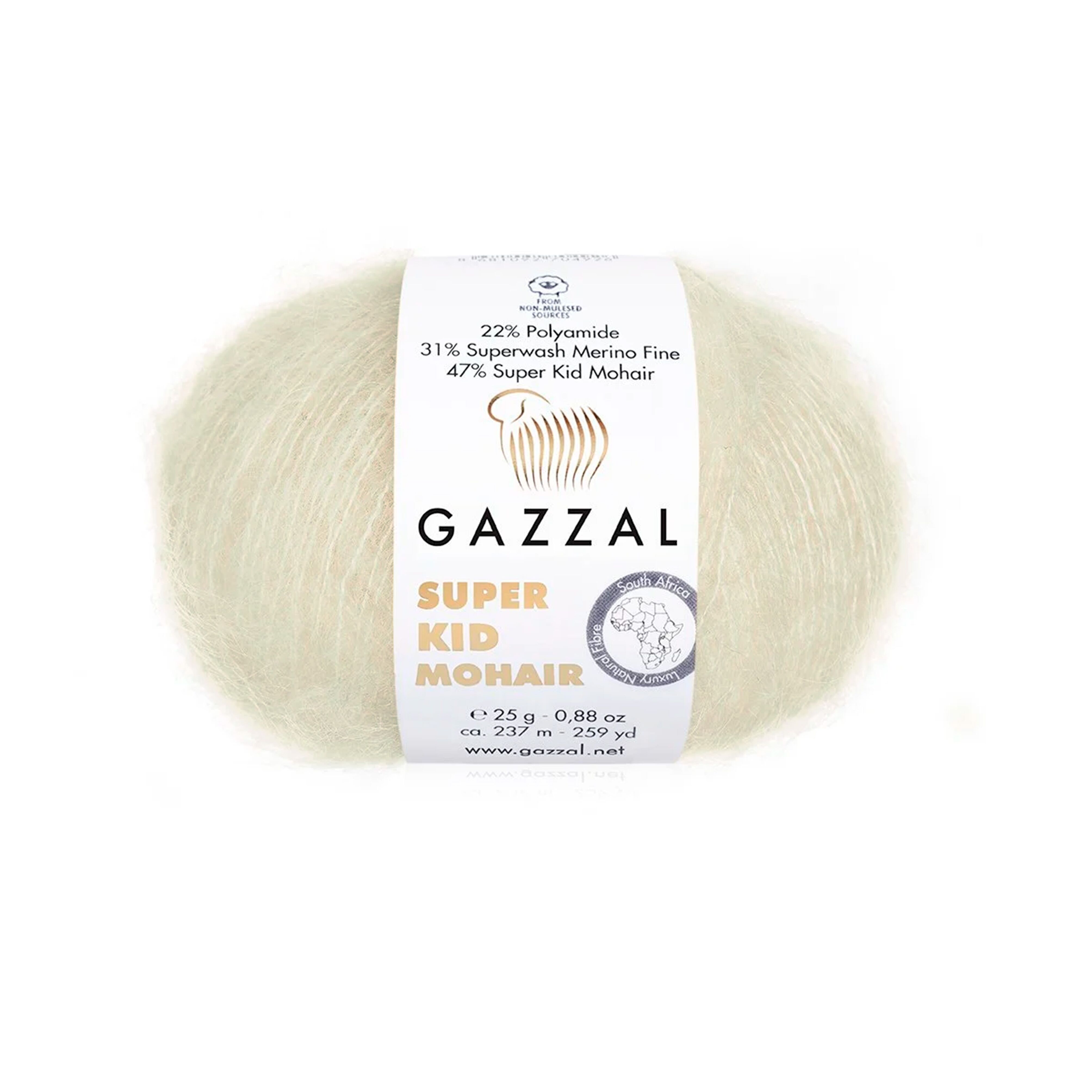 Пряжа Gazzal Super Kid Mohair 64437