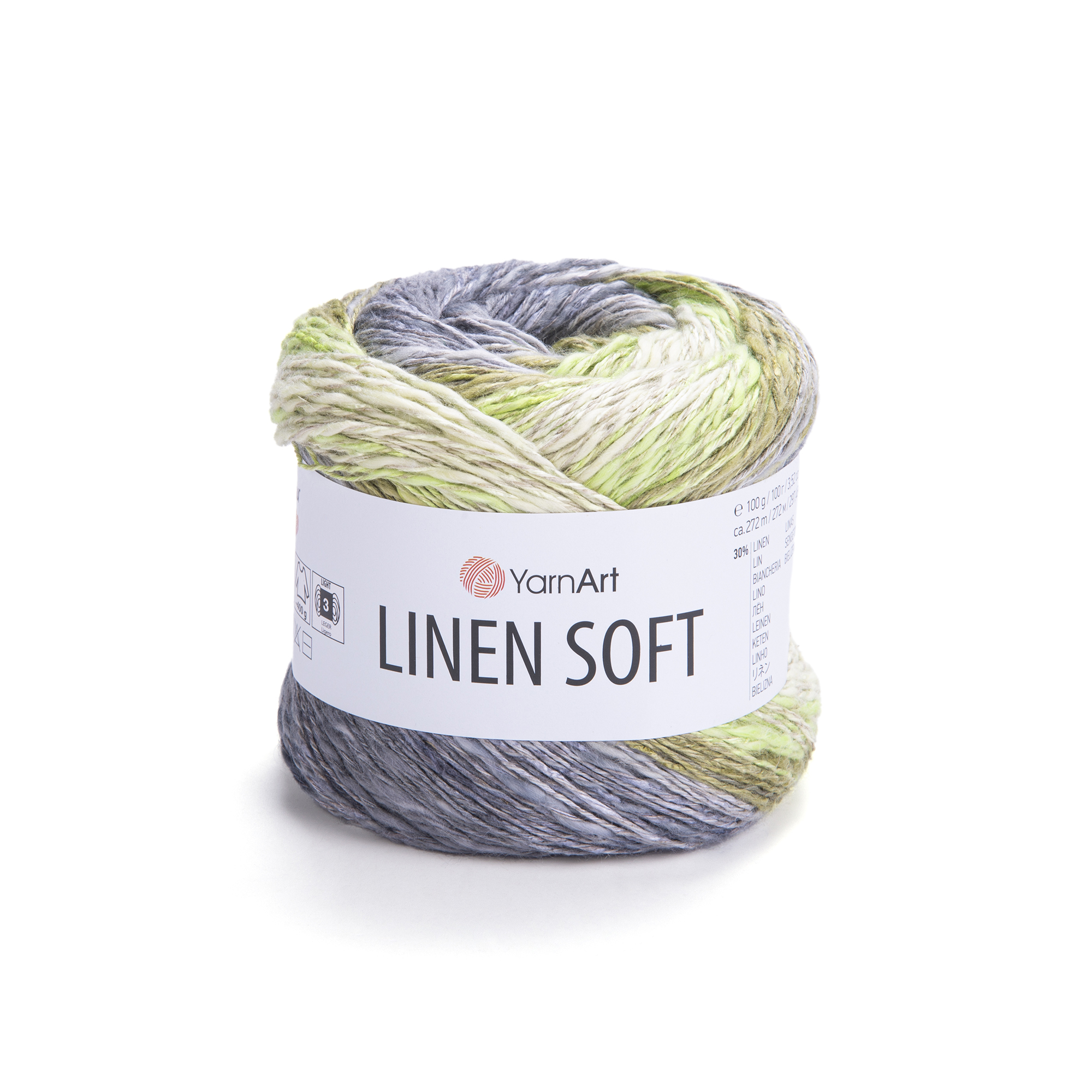 Пряжа YarnArt Linen Soft 7414