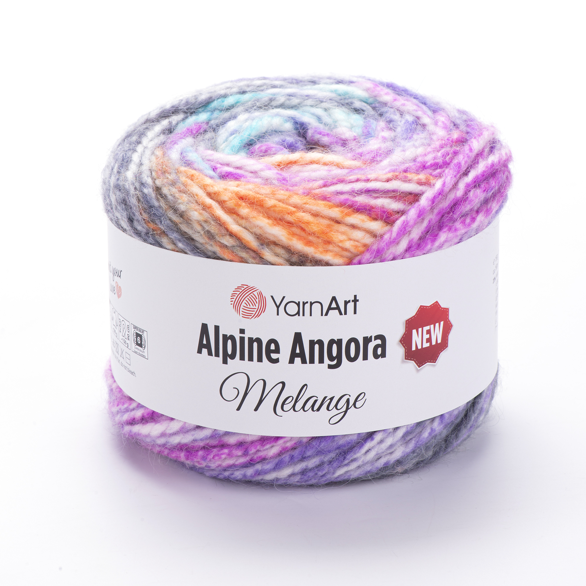 Пряжа YarnArt Alpine Angora Melange New 6415