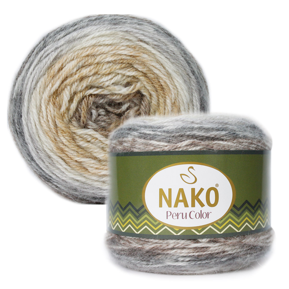 Пряжа Nako Peru Color 32186