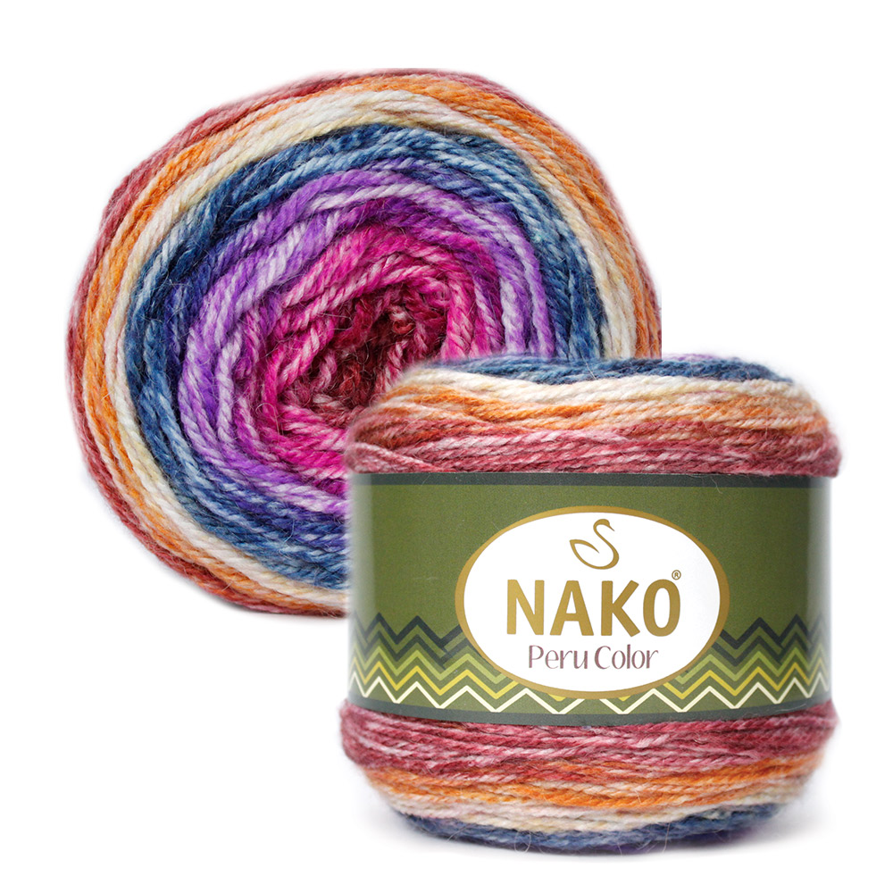 Пряжа Nako Peru Color 32187