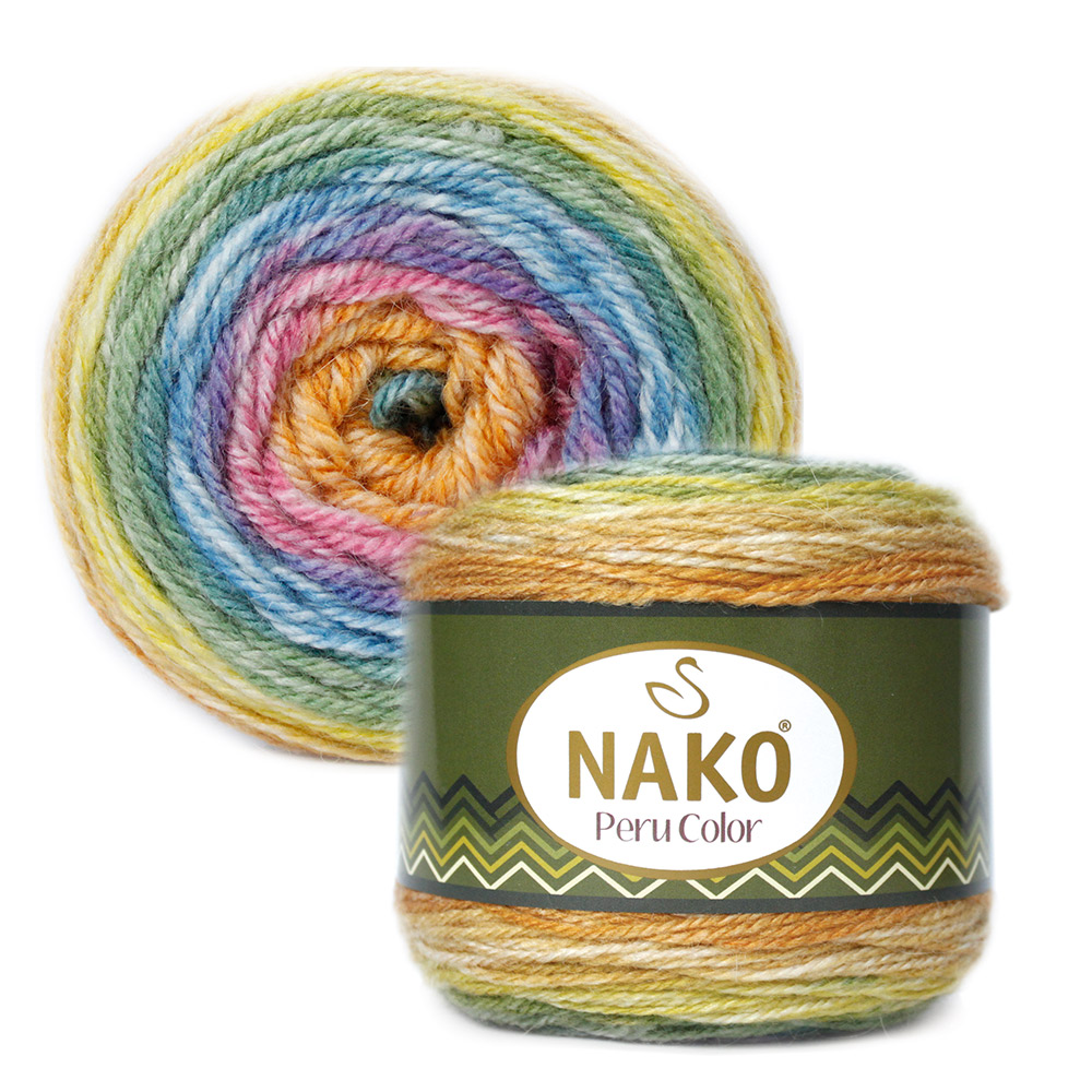 Пряжа Nako Peru Color 32190