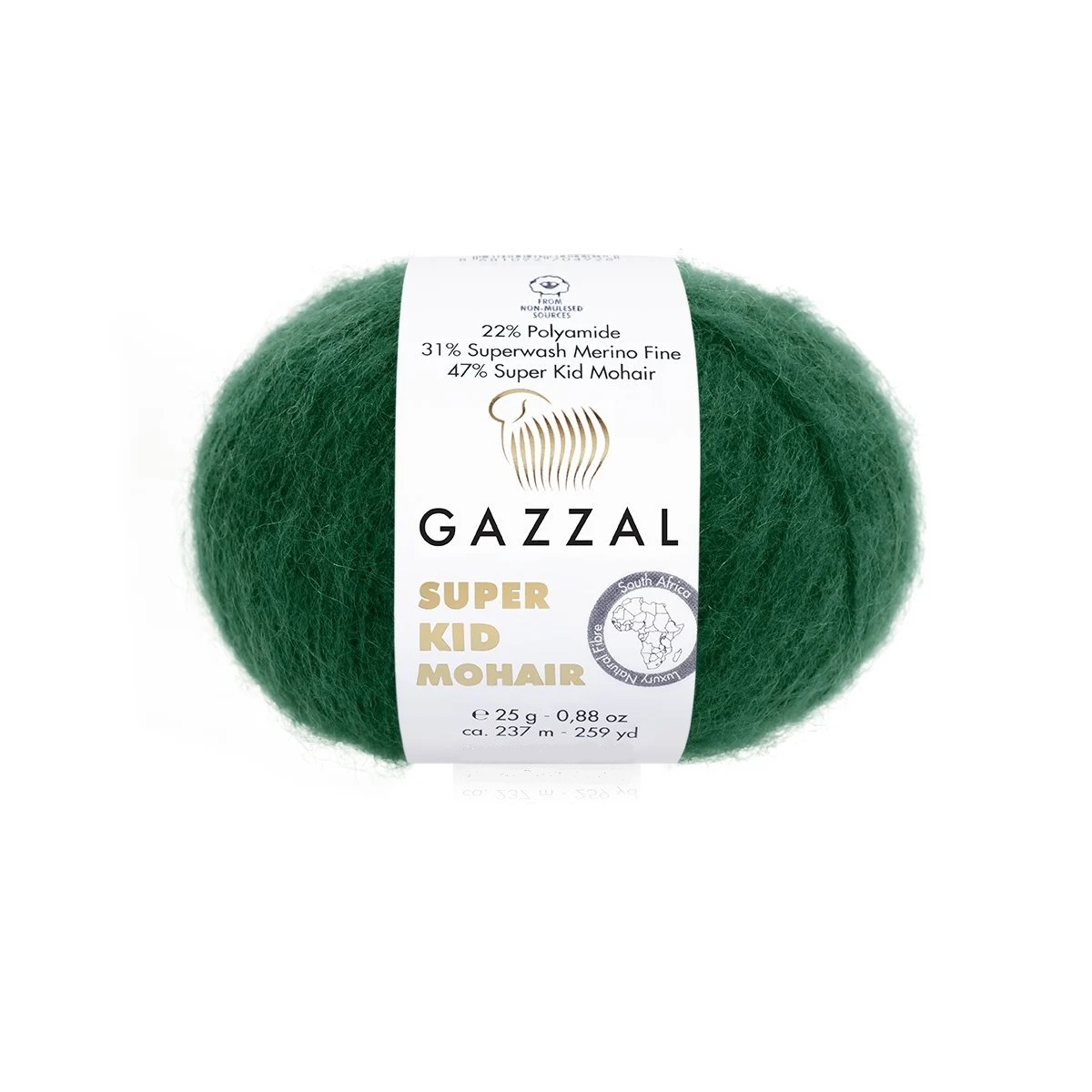 Пряжа Gazzal Super Kid Mohair 64424
