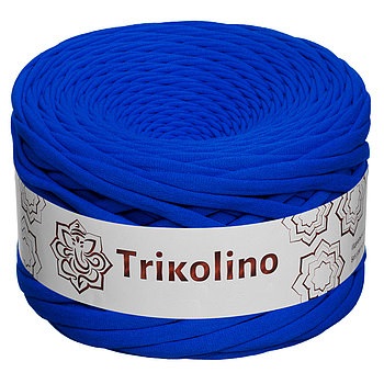 Пряжа трикотажная 7-9 мм "Trikolino" 100м. Ультрамарин