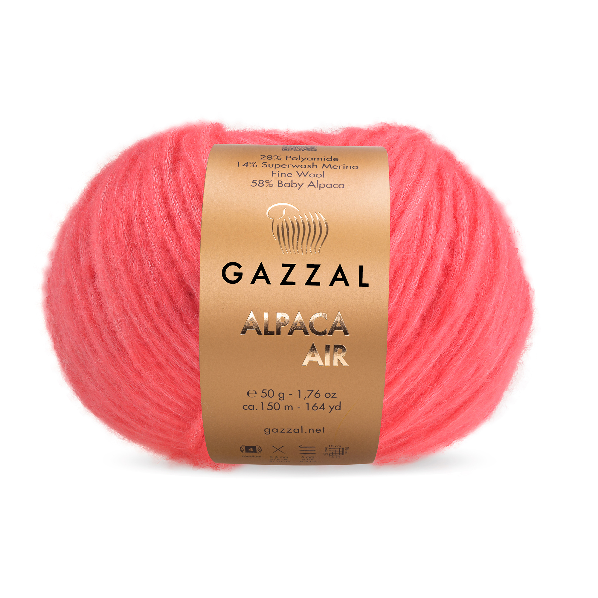 Пряжа Gazzal Alpaca Air 87