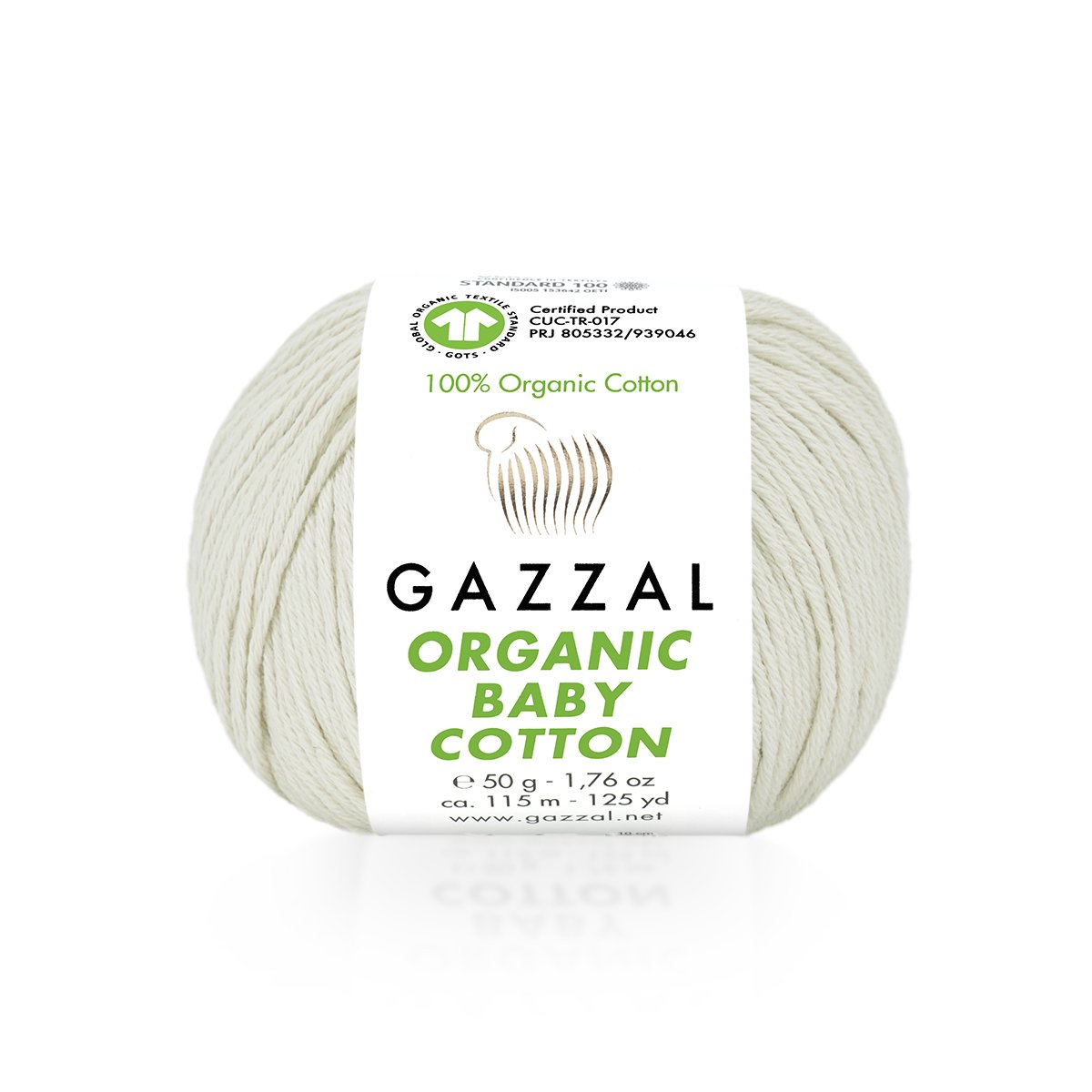 Пряжа Gazzal Organic Baby Cotton 436