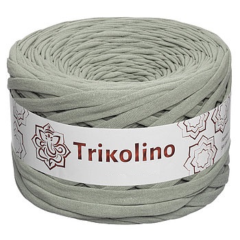 Пряжа трикотажная 7-9 мм "Trikolino" 100м. Оливковый