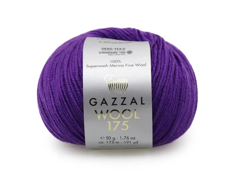 Пряжа Gazzal Wool 175 335