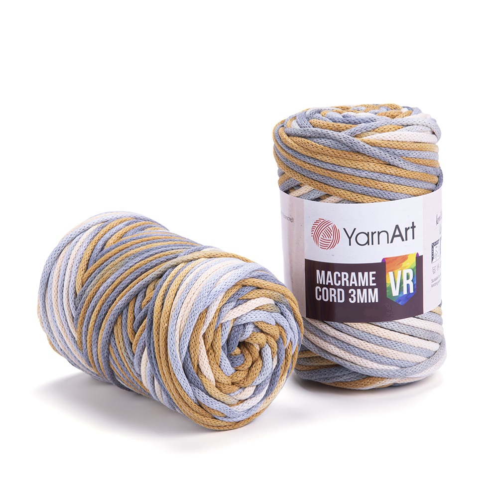 Пряжа YarnArt Macrame Cord 3mm VR 918