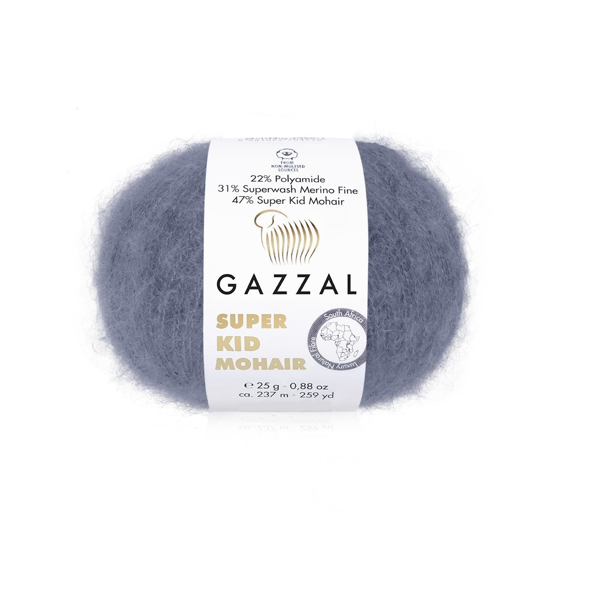 Пряжа Gazzal Super Kid Mohair 64411