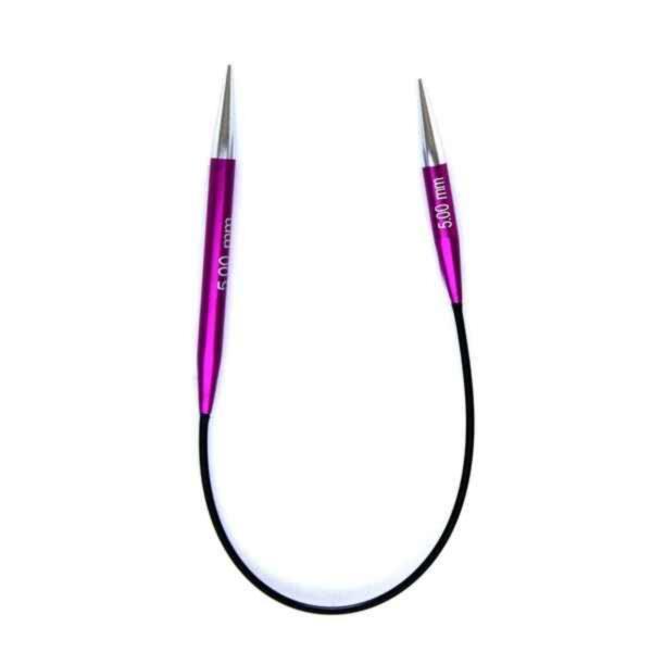 Спиці кругові 5мм 25см Zing KnitPro 47060