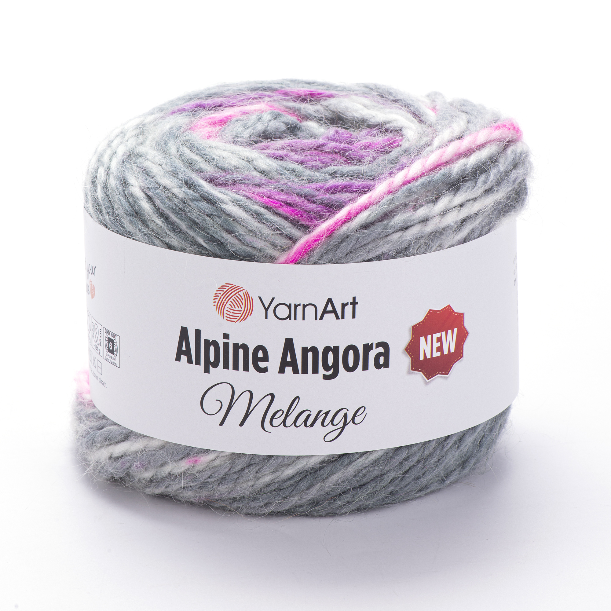Пряжа YarnArt Alpine Angora Melange New 6409