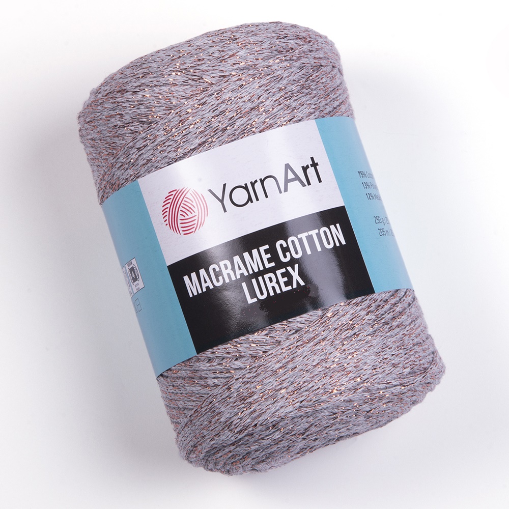 Пряжа YarnArt Macrame Cotton lurex 727