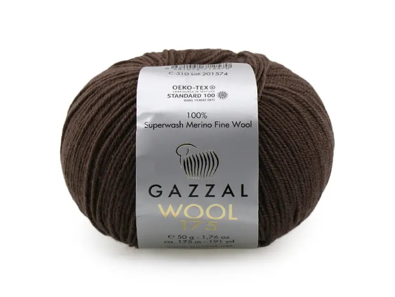 Пряжа Gazzal Wool 175 310
