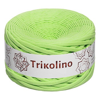 Пряжа трикотажная 7-9 мм "Trikolino" 100м. Шартрез