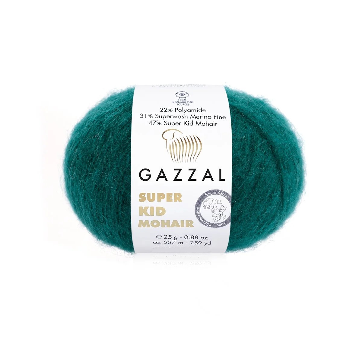 Пряжа Gazzal Super Kid Mohair 64418