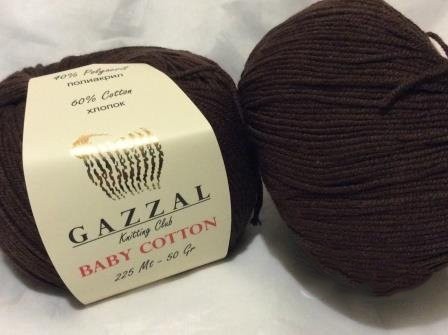 Пряжа Gazzal Baby Cotton 3436