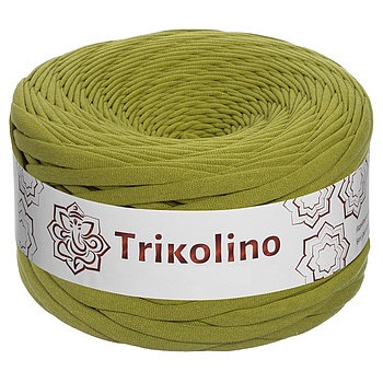 Пряжа трикотажная 7-9 мм "Trikolino" 100м. Оливковый Royal