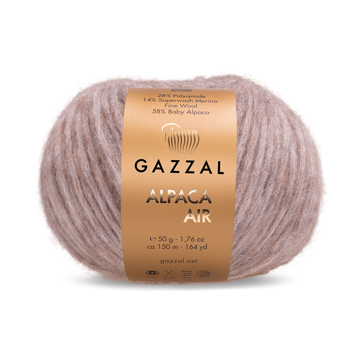Пряжа Gazzal Alpaca Air 73