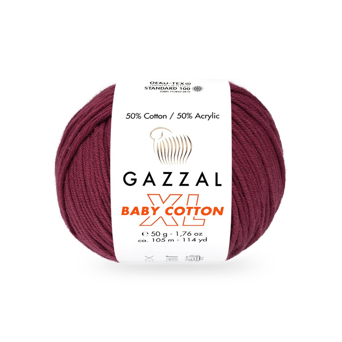 Пряжа Gazzal BabyCotton XL 3442