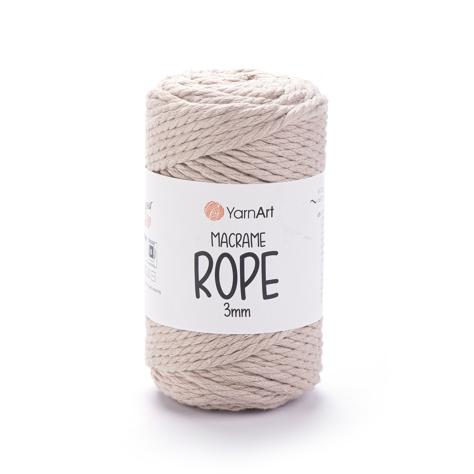 Пряжа YarnArt Macrame Rope 3mm 753