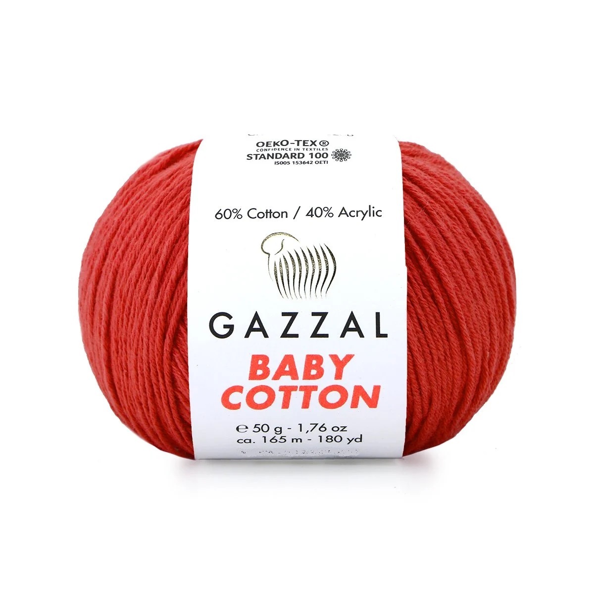 Пряжа Gazzal BabyCotton 25 цвет 3418