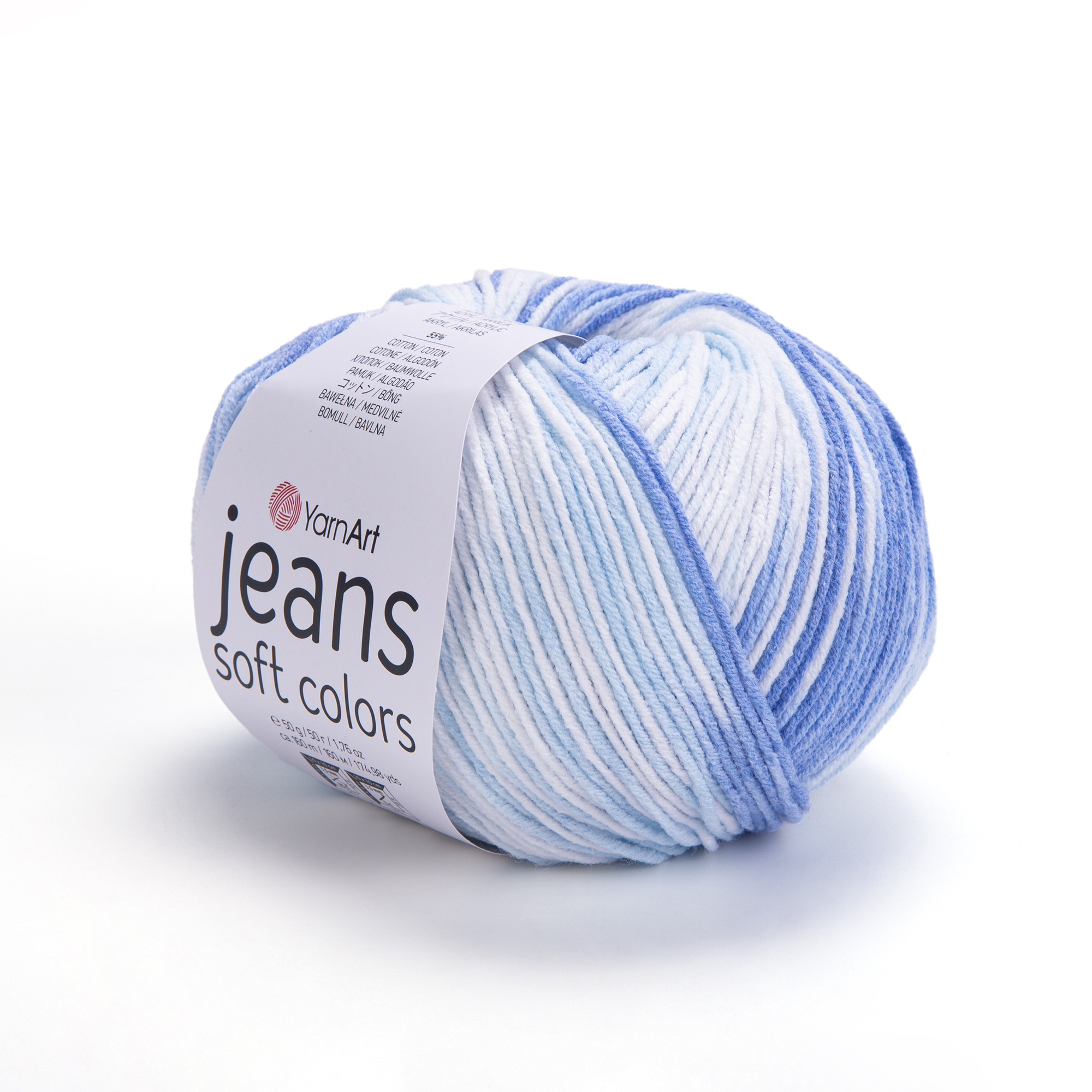 Пряжа YarnArt Jeans Soft Color 6213
