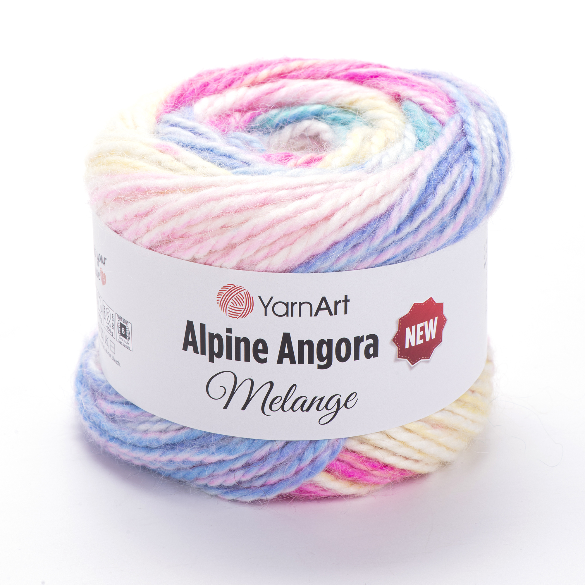 Пряжа YarnArt Alpine Angora Melange New 6402
