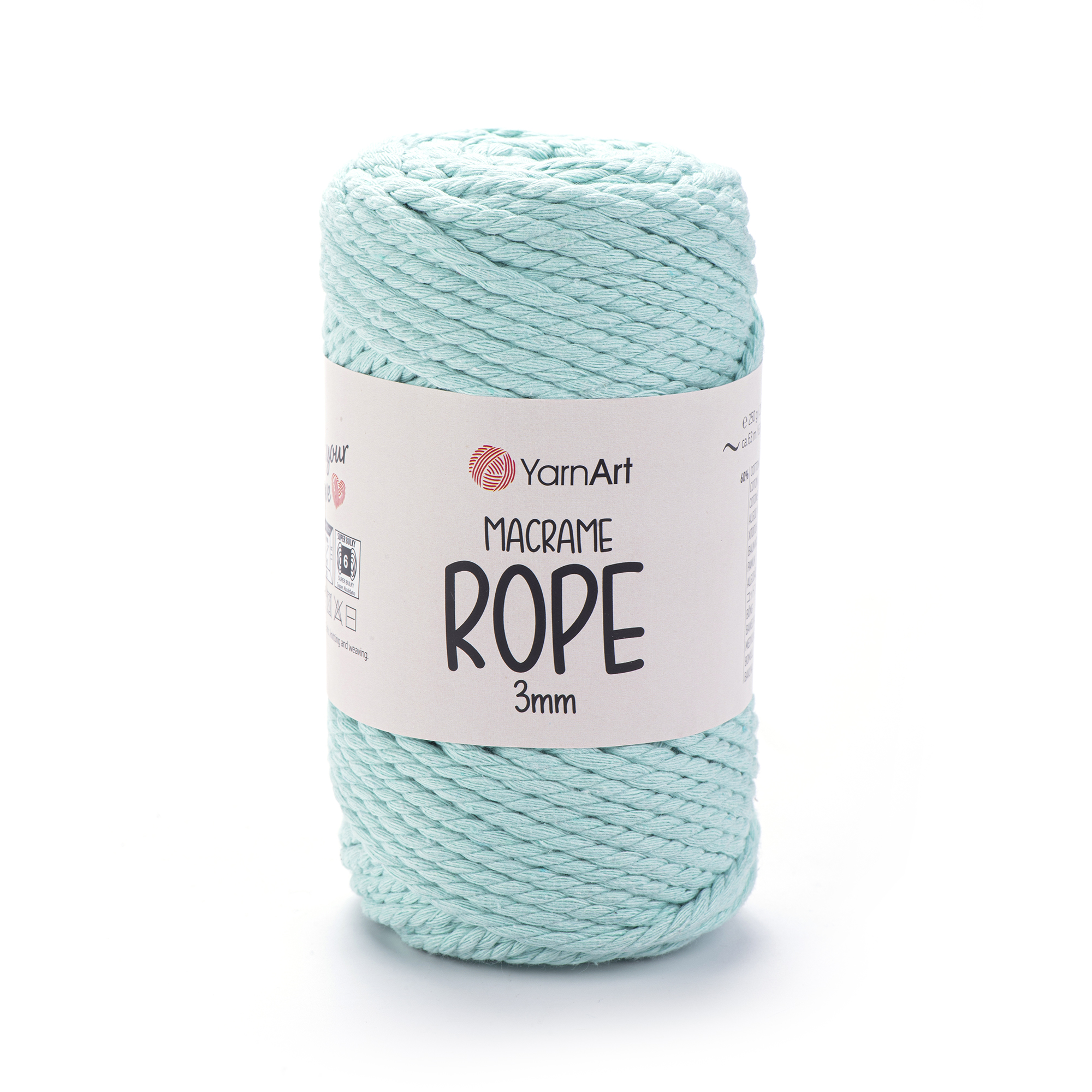 Пряжа YarnArt Macrame Rope 3mm 775