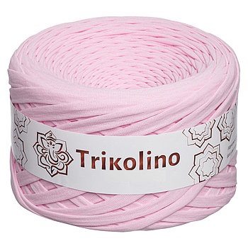 Пряжа трикотажная 7-9 мм "Trikolino" 100м. Розовая пудра