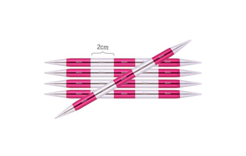 Спицы носочные 3.75мм 14см Smartstix KnitPro 42008