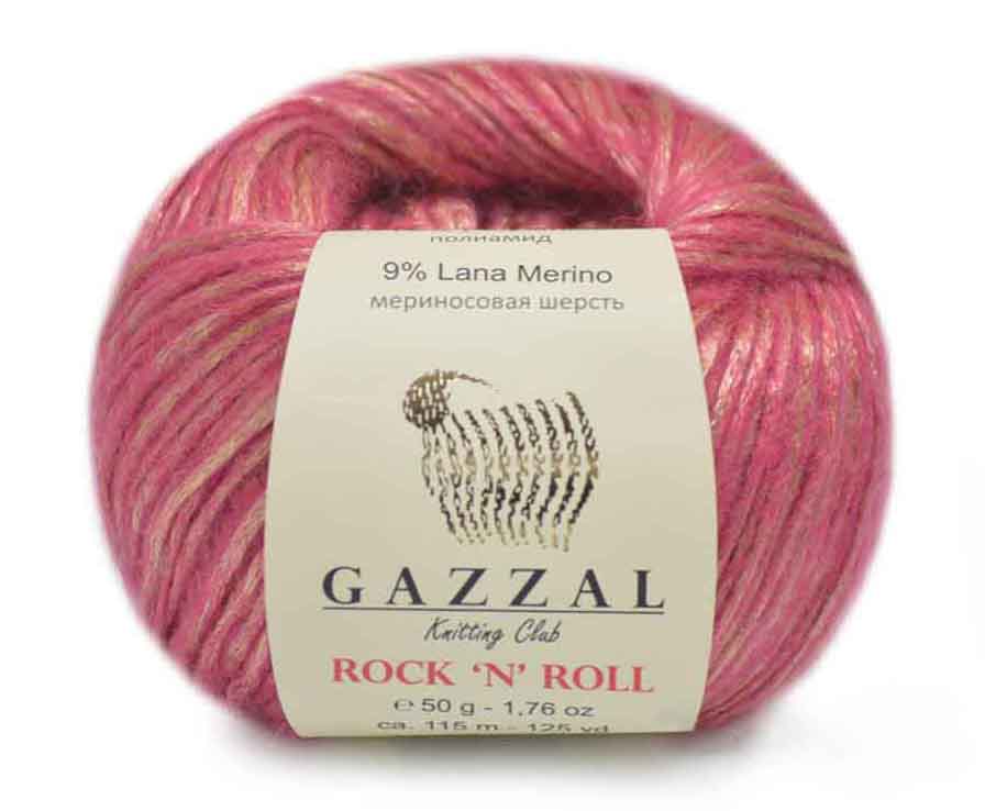 Пряжа Gazzal Rock'n'Roll 13190
