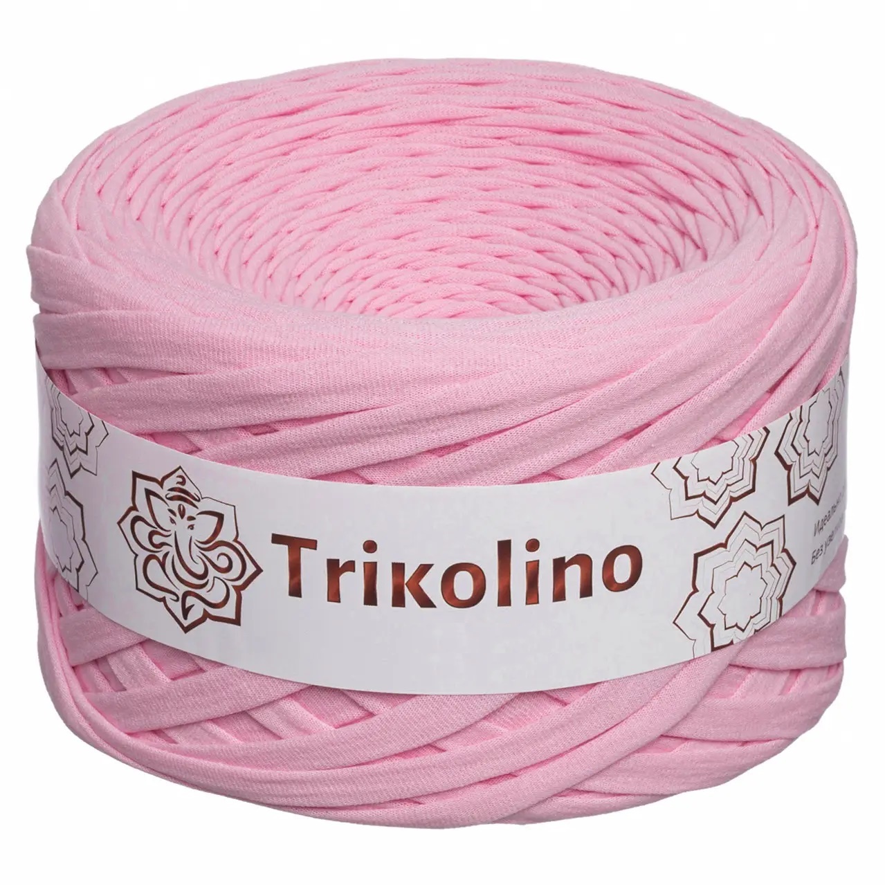 Пряжа трикотажная 7-9 мм "Trikolino" 100м. Розовая Сакура