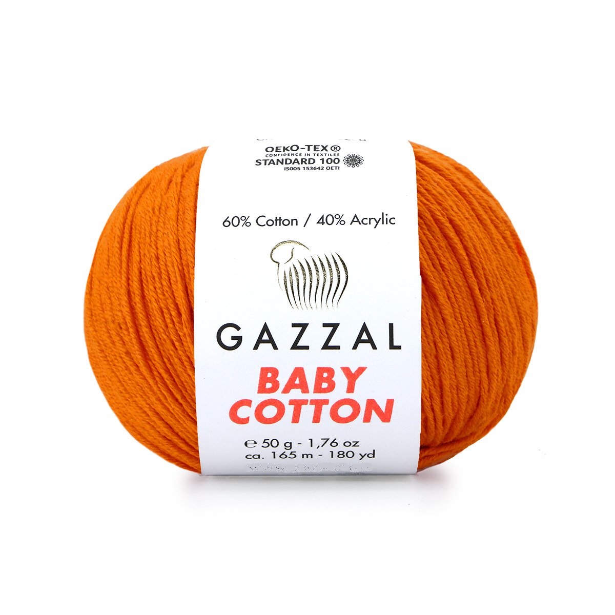 Пряжа Gazzal BabyCotton 25 цвет 3419