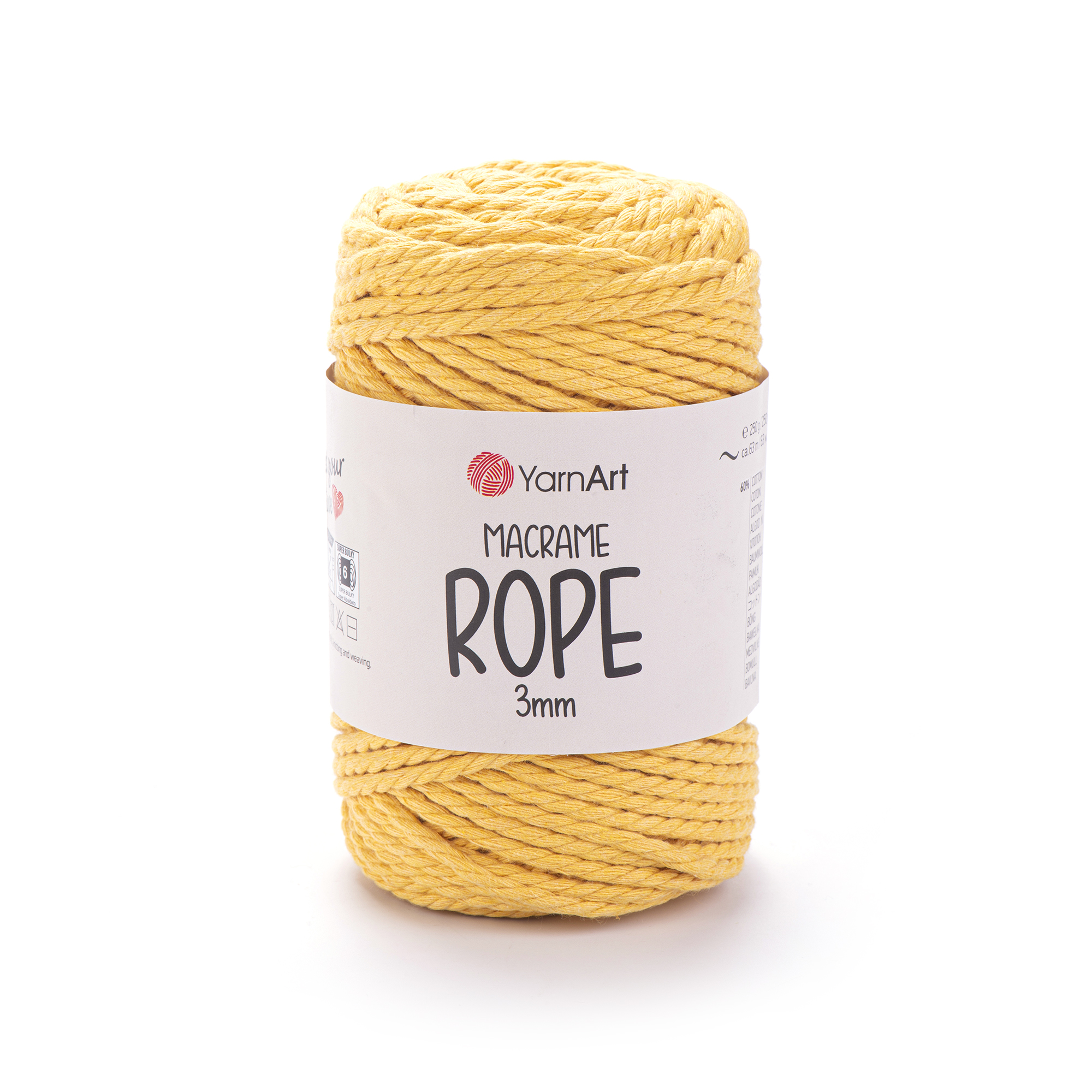 Пряжа YarnArt Macrame Rope 3mm 764